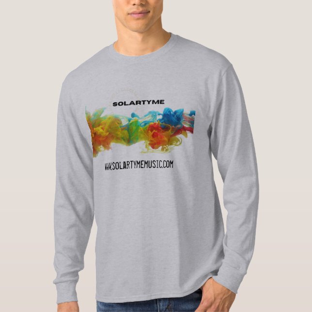 Camiseta SolarTyme - Cor - Lente Longa (Frente)