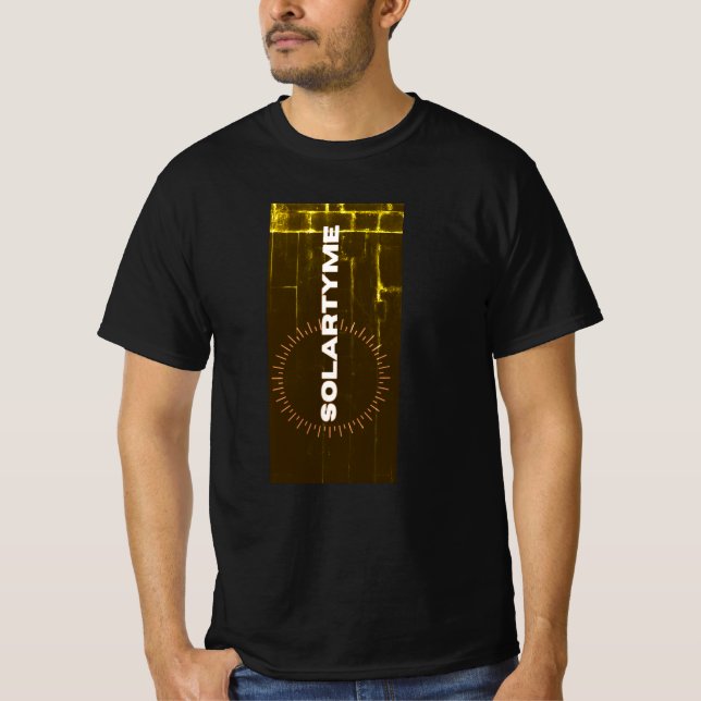 Camiseta SolarTyme - Primeira Execução de Tee Vertical (Frente)