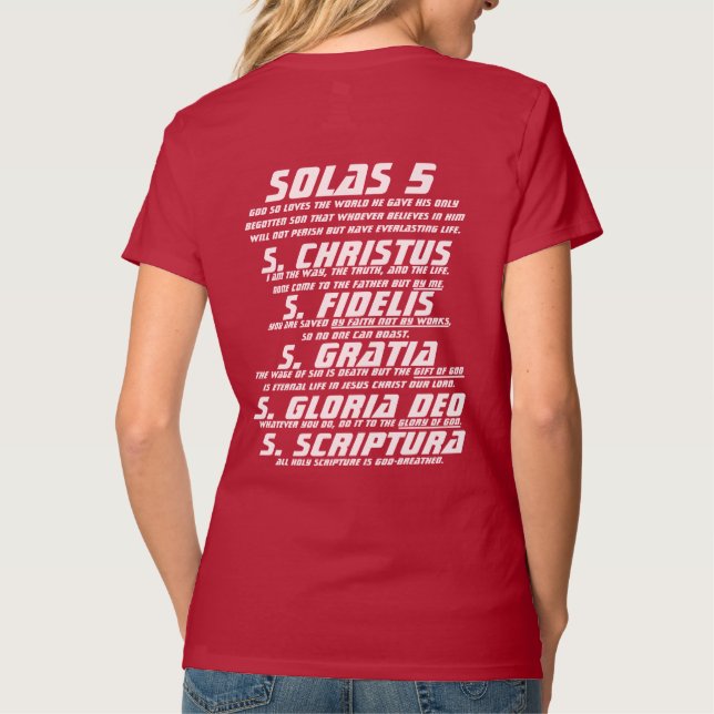 Camiseta Solas 5 - Os 5 "Onlys" - Letra Branca (Verso)