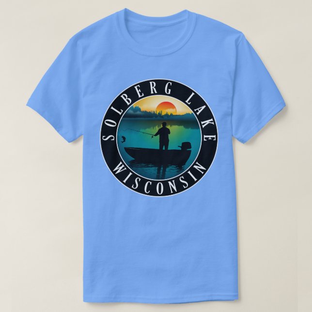 Camiseta Solberg Lake Wisconsin (Frente do Design)