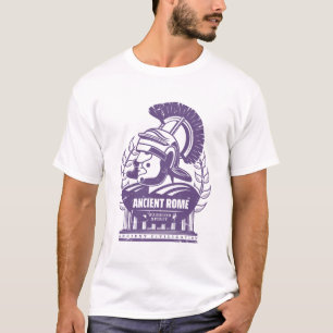 Camiseta Soldado antigo de ROMA com capacete de galea