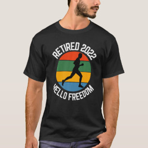 Camiseta Soldado aposentado 2022 Hello Freedom Running