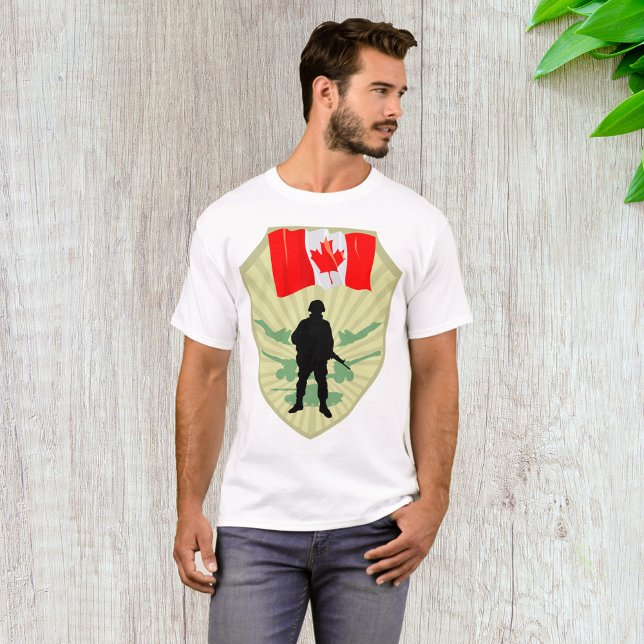 Camiseta Soldado canadense (Criador carregado)