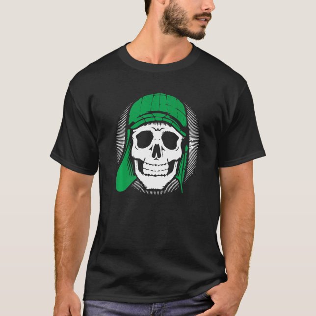 Camiseta Soldado crânio Dia De Los Muertos Legal Dia Mexica (Frente)