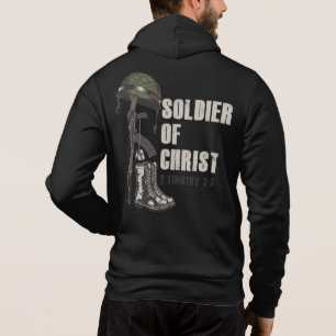 Camiseta Soldado da Fé do Exército Cristão Cristo de Jesus