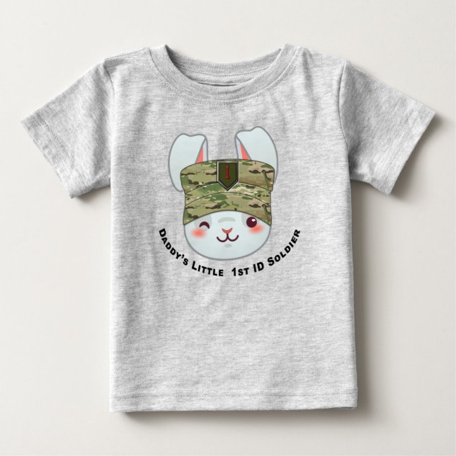 Camiseta “Soldado de 1ª ID do Papai” (Frente)