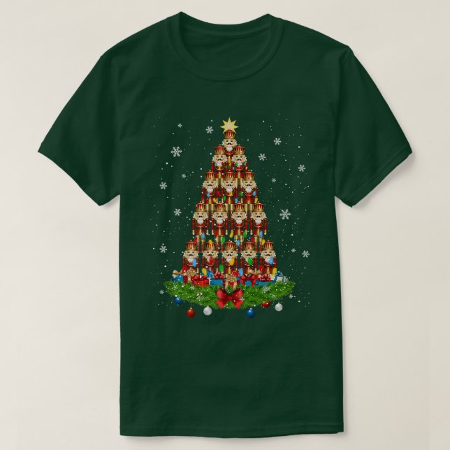 Camiseta Soldado de Árvore de Natal de Brinquedos (Frente do Design)