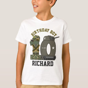 Camiseta Soldado Décimo Garoto de Aniversário Militar