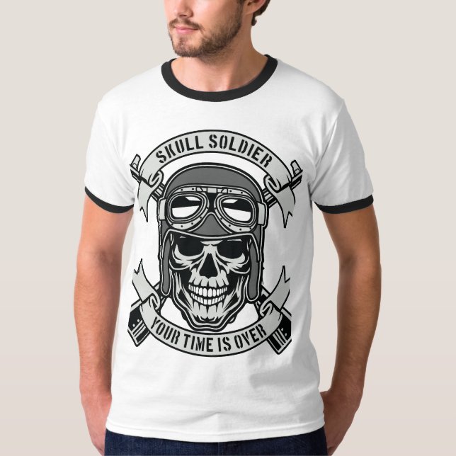 Camiseta Soldado do crânio (Frente)