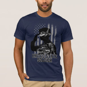 Camiseta Soldado do Estado Unidos