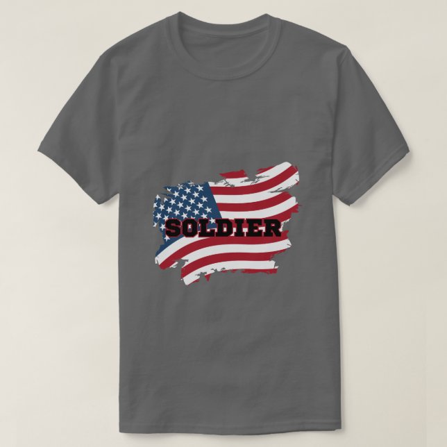 Camiseta Soldado do Exército (Frente do Design)
