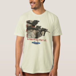 Camiseta Soldado do Iraque, estávamos vencendo quando saí -