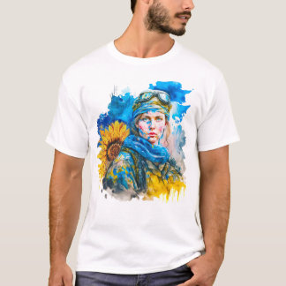 Camiseta Soldado Guerreiro Ucraniano