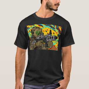 Camiseta Soldado Militar de Batalha do Sci Fi.