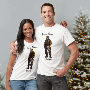 Camiseta Soldado Tigre Antropomórfico – Guerreiro Tático