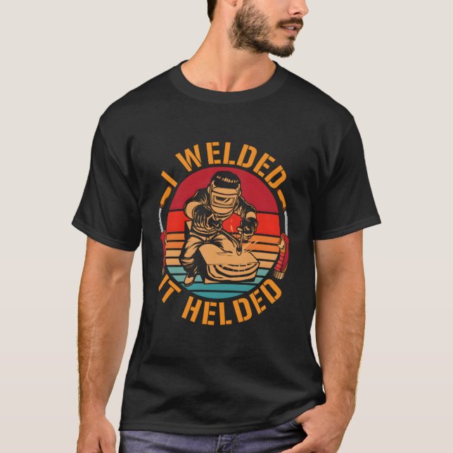 Camiseta Soldado Trabalhador Escorregado Que Soldei Ajudava (Frente)