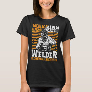 Camiseta Soldador de Roupa para soldadura de ferreiro de fe