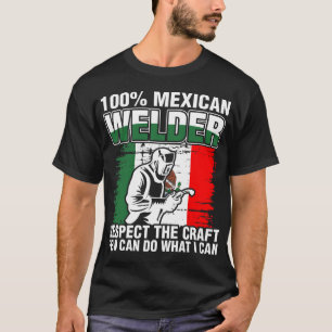 Camiseta Soldador do mexicano de 100 por cento