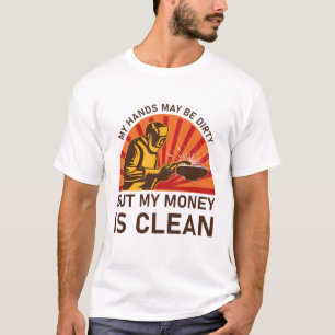 Camiseta Soldador, Engraçado Soldadura, minhas mãos podem