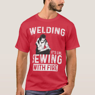 Camiseta Soldador menino soldando