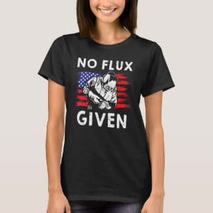 Camiseta Soldador Sem Fluxo Dado Para Trabalhador De Ferro 