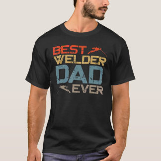 Camiseta Soldador Soldador Pai Padre Vintage Retro Melhor S