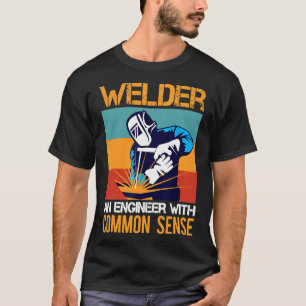 Camiseta Soldador Um Engenheiro Com Bom Senso Engraçado Sol