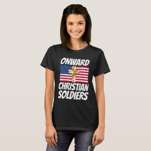 CAMISETA SOLDADOS CHRISTIANOS PATRIÓTICOS A SEGUIR