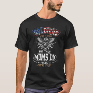 Camiseta Soldados não se gabam, mas Mães Soldados Hero Orgu