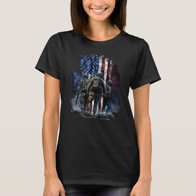 Camiseta Soldados para sempre (Frente)