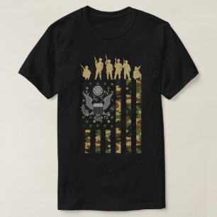 Camiseta Soldados Patriotismo Americano