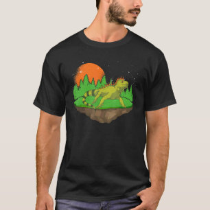 Camiseta Soldados Selvagens Rótulo Animal Lizard Pet Propri