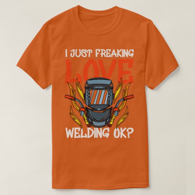Camiseta Soldadura de construção de trabalhadores Eu só est (Frente do Design)