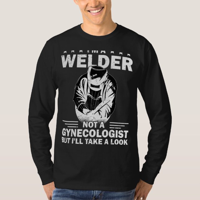 Camiseta Soldadura de trabalhadores de metais (Frente)