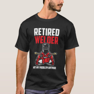 Camiseta Soldadura de trabalhadores de metais retiret