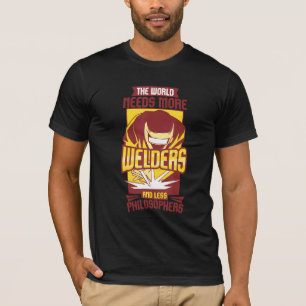 Camiseta Soldadura Dizendo Que O Mundo Precisa De Mais Sold