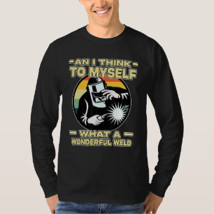 Camiseta Soldadura Funny Vintage Para Trabalho De Pai Mascu