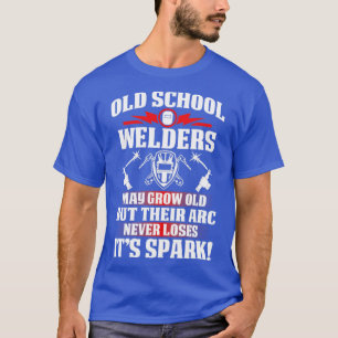 Camiseta Soldadura Orgulhosa Velha da Escola para o Soldado
