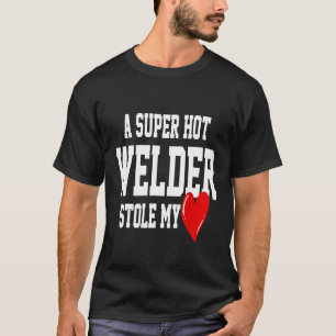 Camiseta Soldadura por Namorada de Esposa Mzr5o