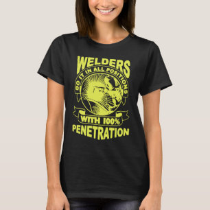 Camiseta Soldaduras Fazem-No Em Todas As Posições De Soldad