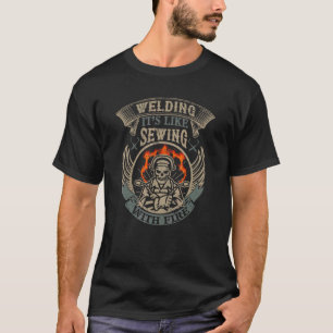 Camiseta Soldar é como costura com fogo Metalsmith Fabr