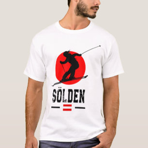 Camiseta Sölden Resort de Esqui Áustria Alpes Esqui Austría