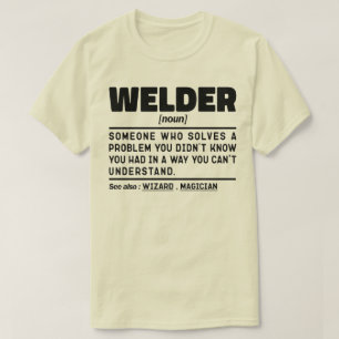 Camiseta Solder Noun Definition Welder, Jornalista Legal