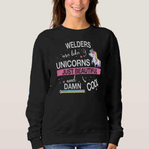 Camiseta Solder Welder Welding Metalworker Unicorn