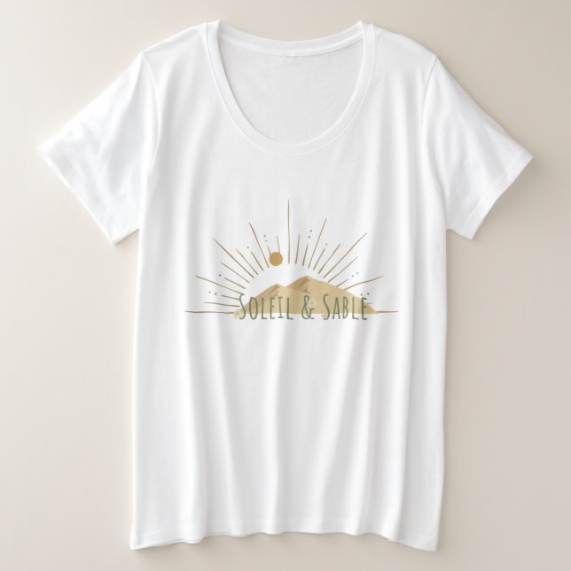Camiseta soleir et sable (Frente do Design)
