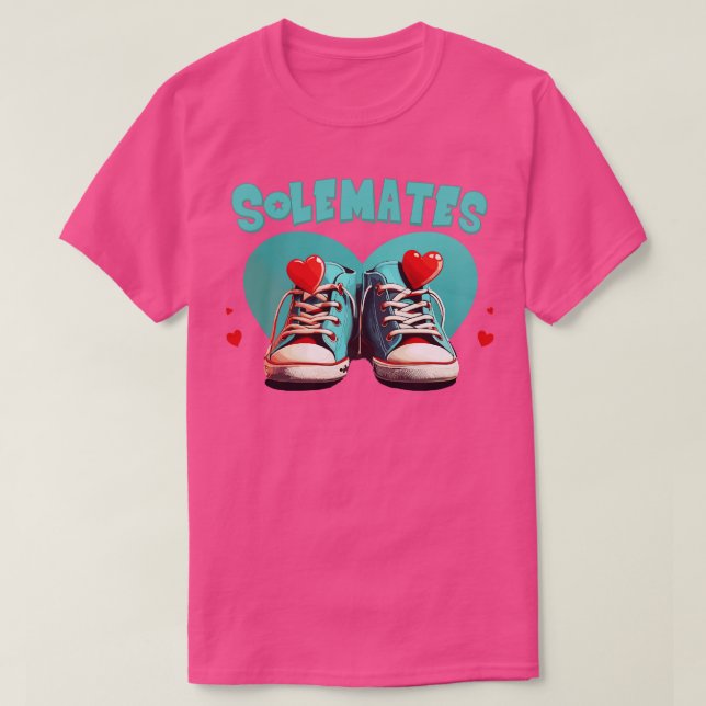 Camiseta Solemates Soul Mates Pun (Frente do Design)