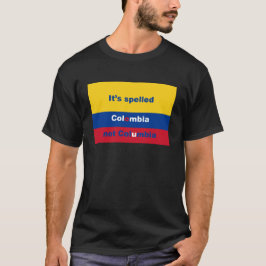 Camiseta Soletrou Colômbia não Colômbia