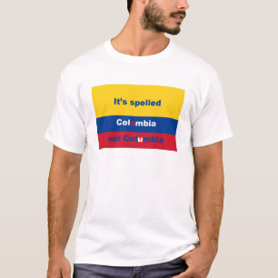 Camiseta Soletrou Colômbia não Colômbia