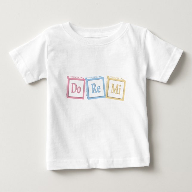 Camiseta Solfeggio Baby Bloqueia Musical (Frente)