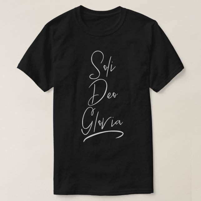 Camiseta Soli Deo Gloria  (Frente do Design)
